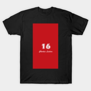 Charles Leclerc 16 minimalist number and name cover T-Shirt